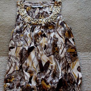 Signature by Larry Levine Sleeveless Blouse Size XL